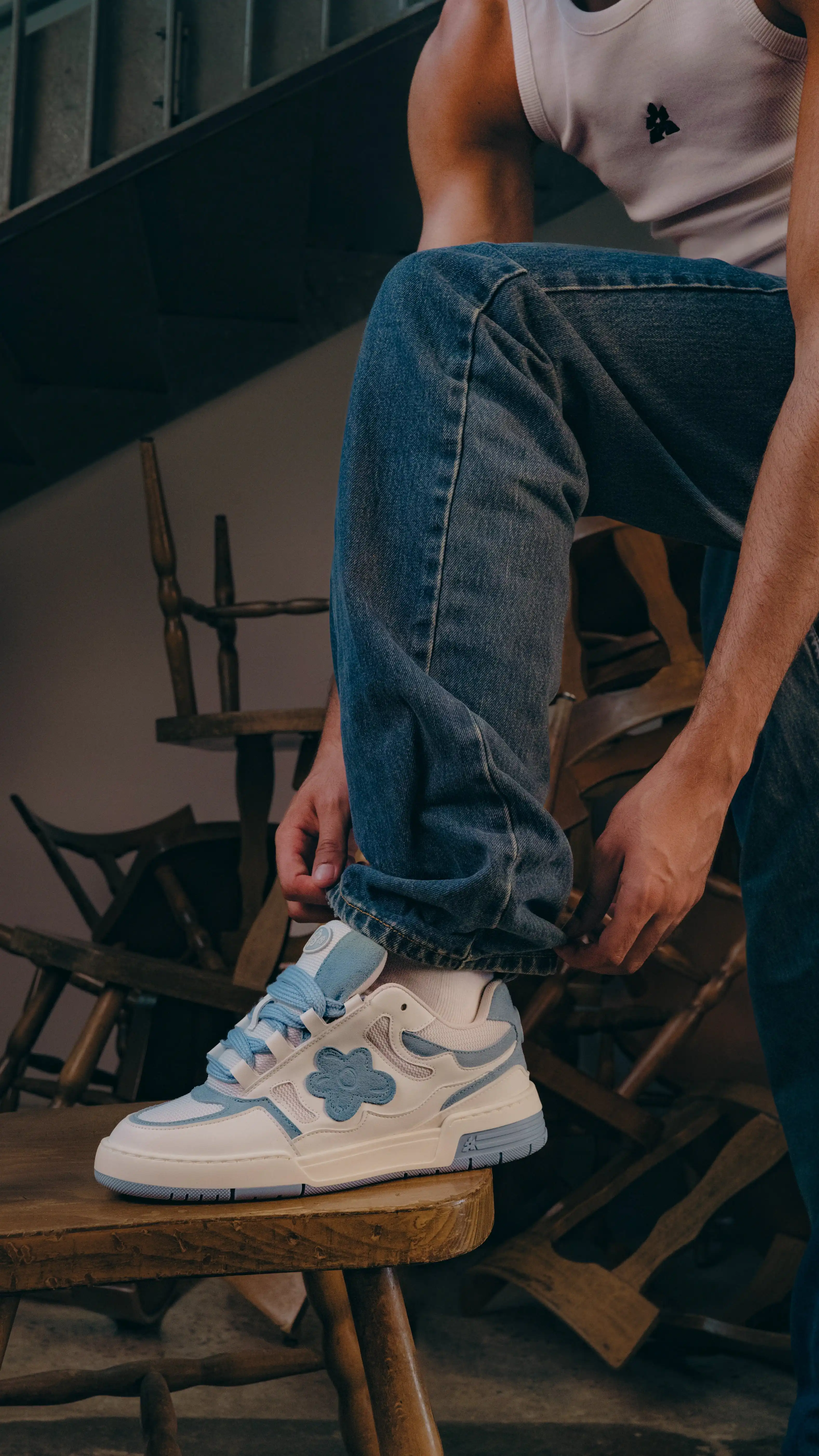 SNEAKERS SDT BLUE BLOOM - Image 2