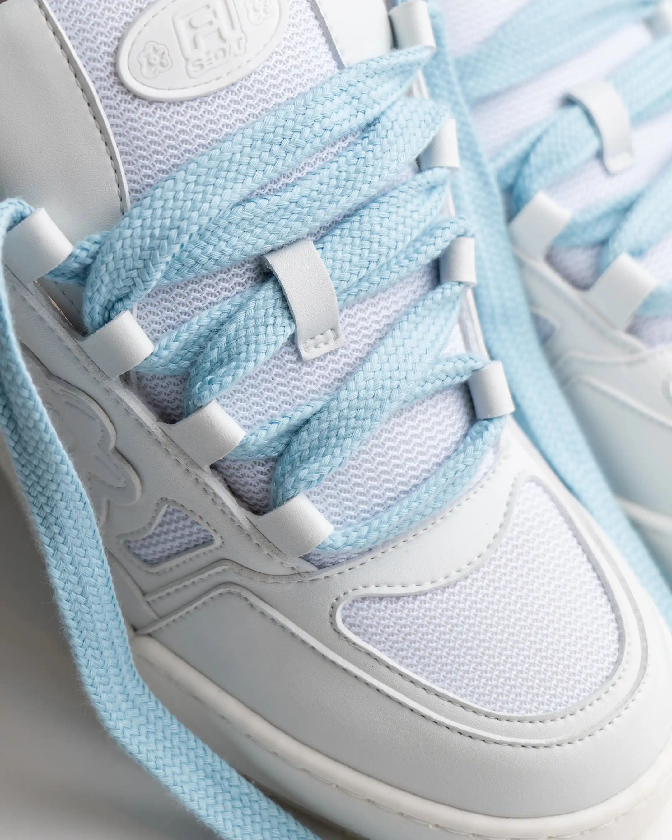 FAT LACES BLUE - 135CM - Image 3