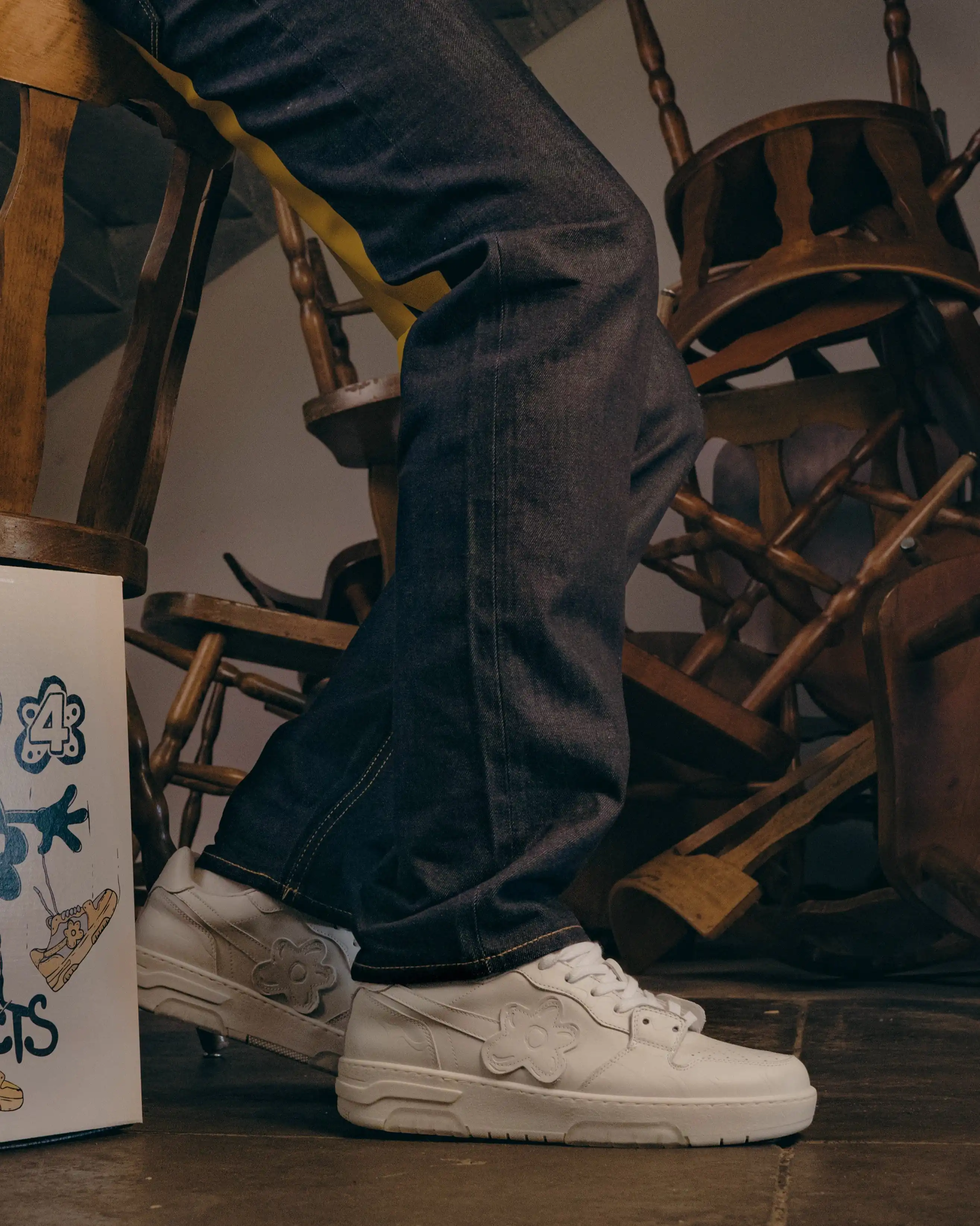 SNEAKERS FLIN PURE WHITE - Image 9