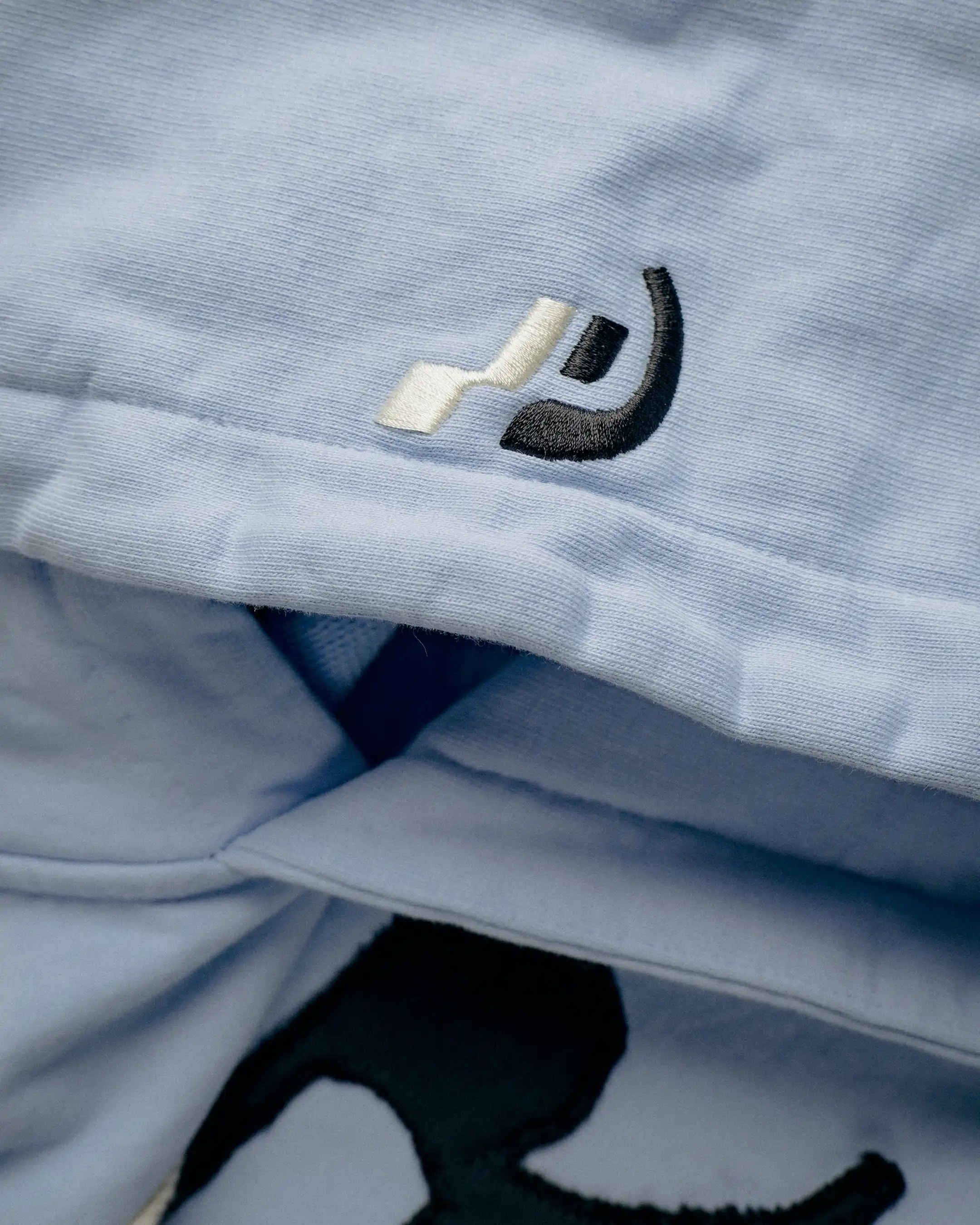 HOODIE FLOWER GTR HEAVY BABY BLUE - Image 4