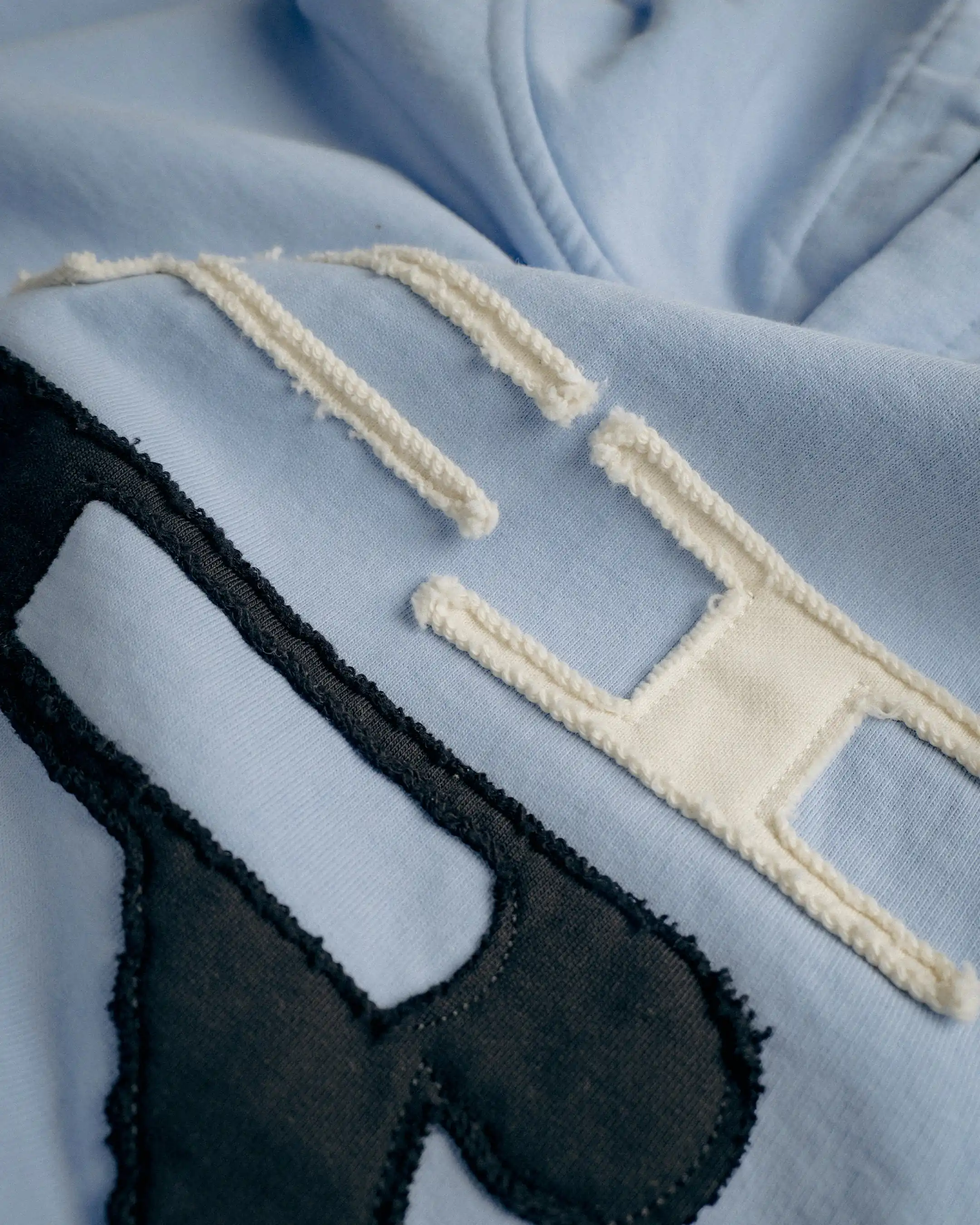 HOODIE FLOWER GTR HEAVY BABY BLUE - Image 5