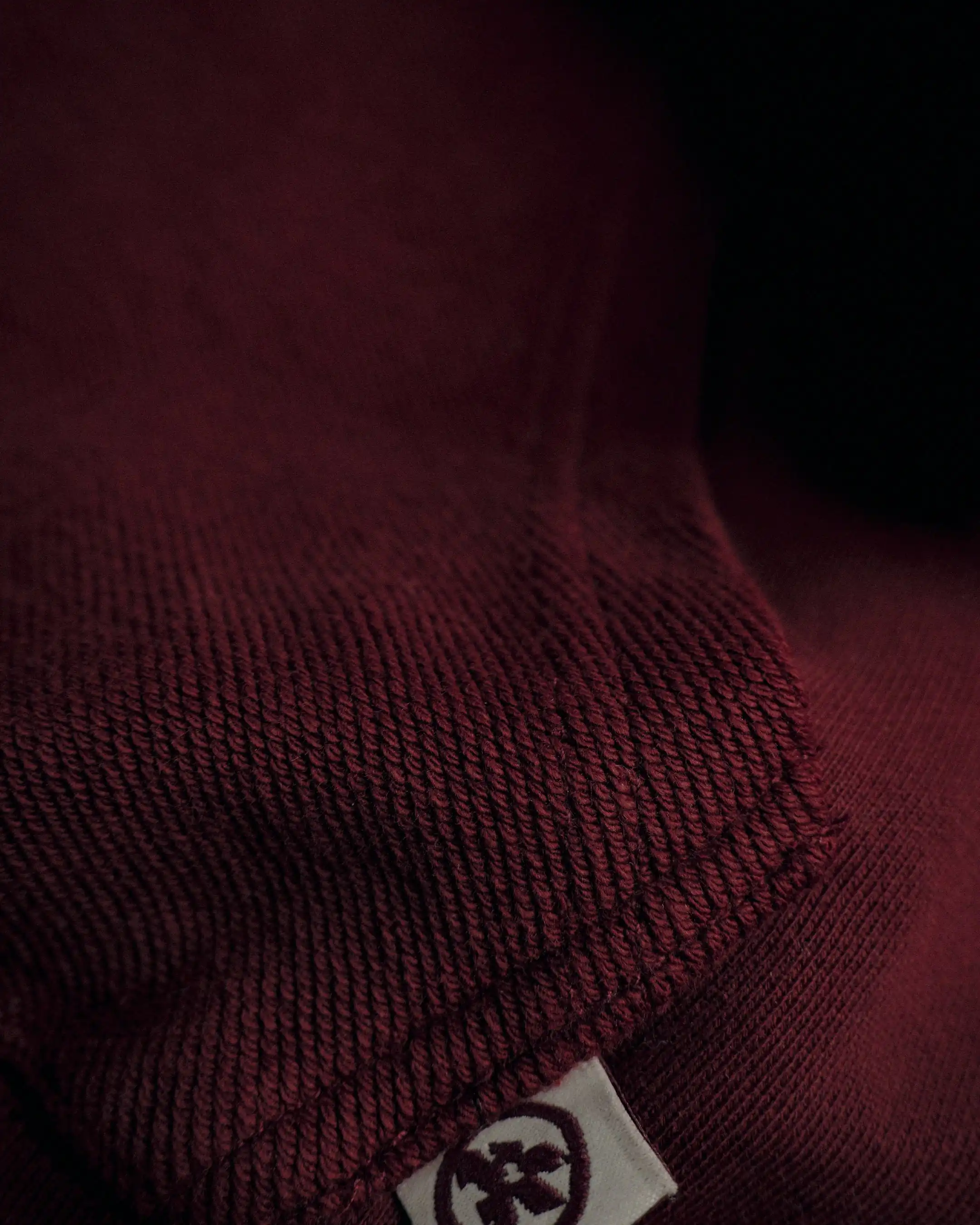 HOODIE FLOWER GTR HEAVY RED BORDEAUX - Image 6