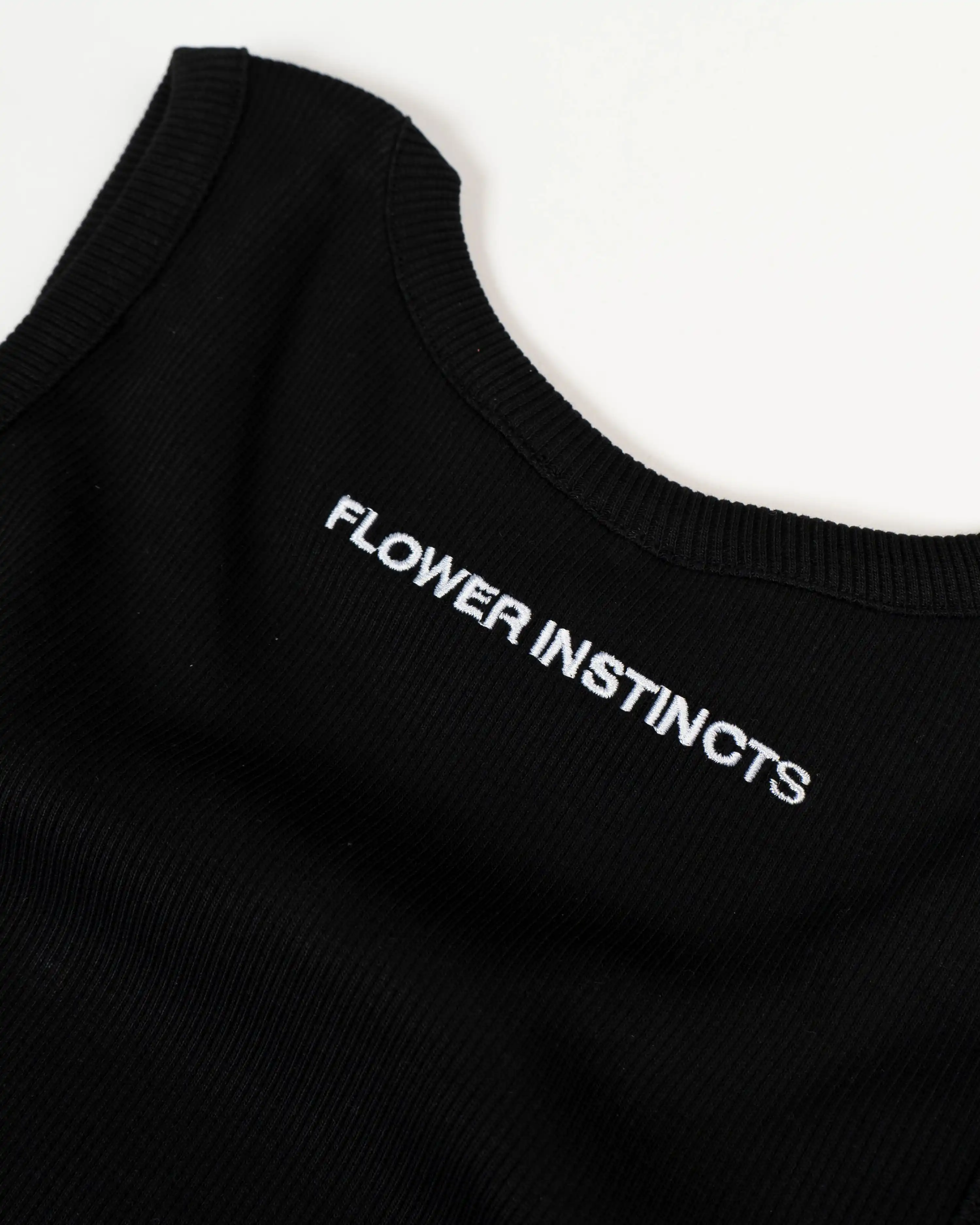 TANK TOP FLOWER BLACK - Image 7