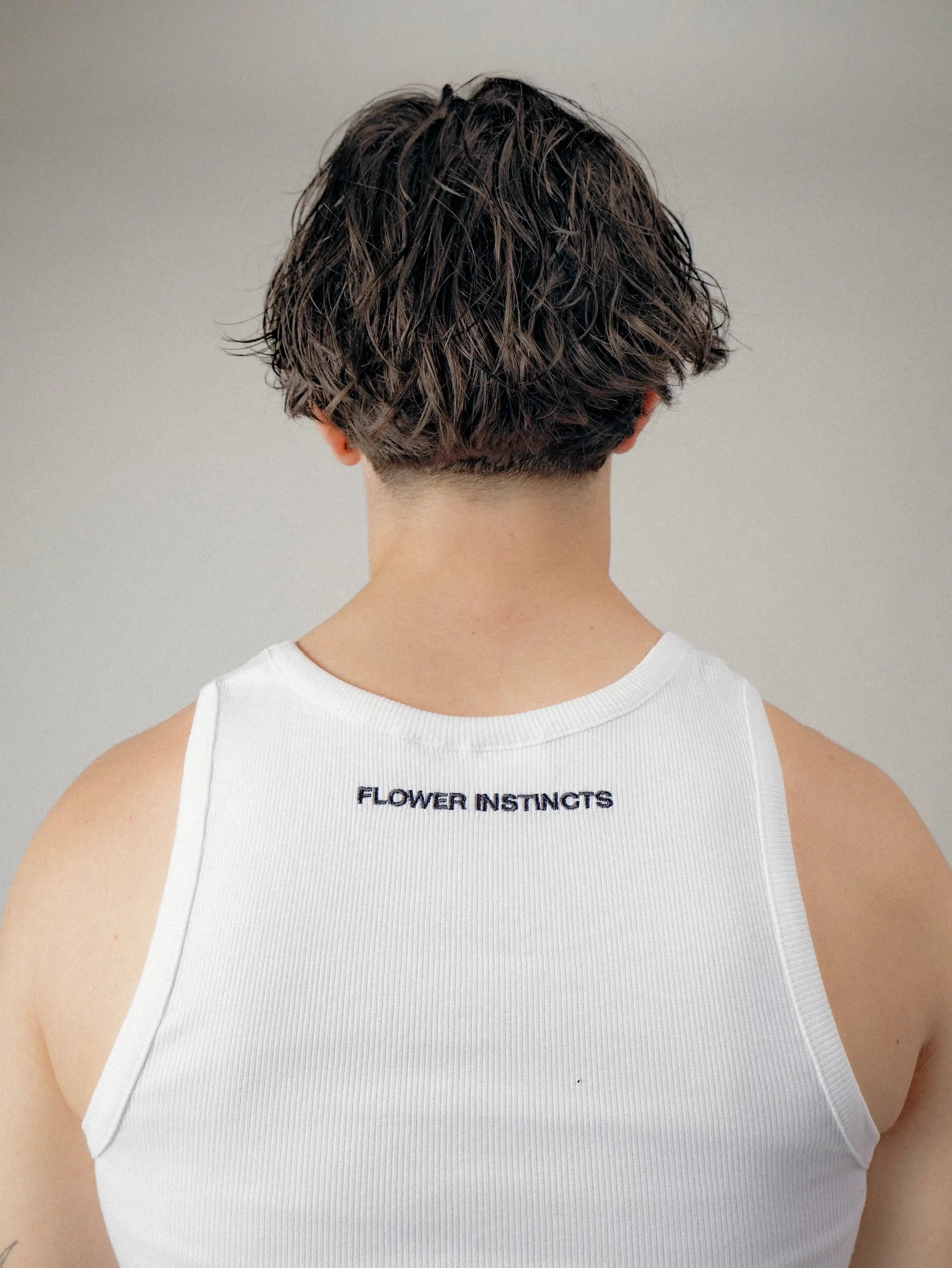TANK TOP FLOWER WHITE - Image 3