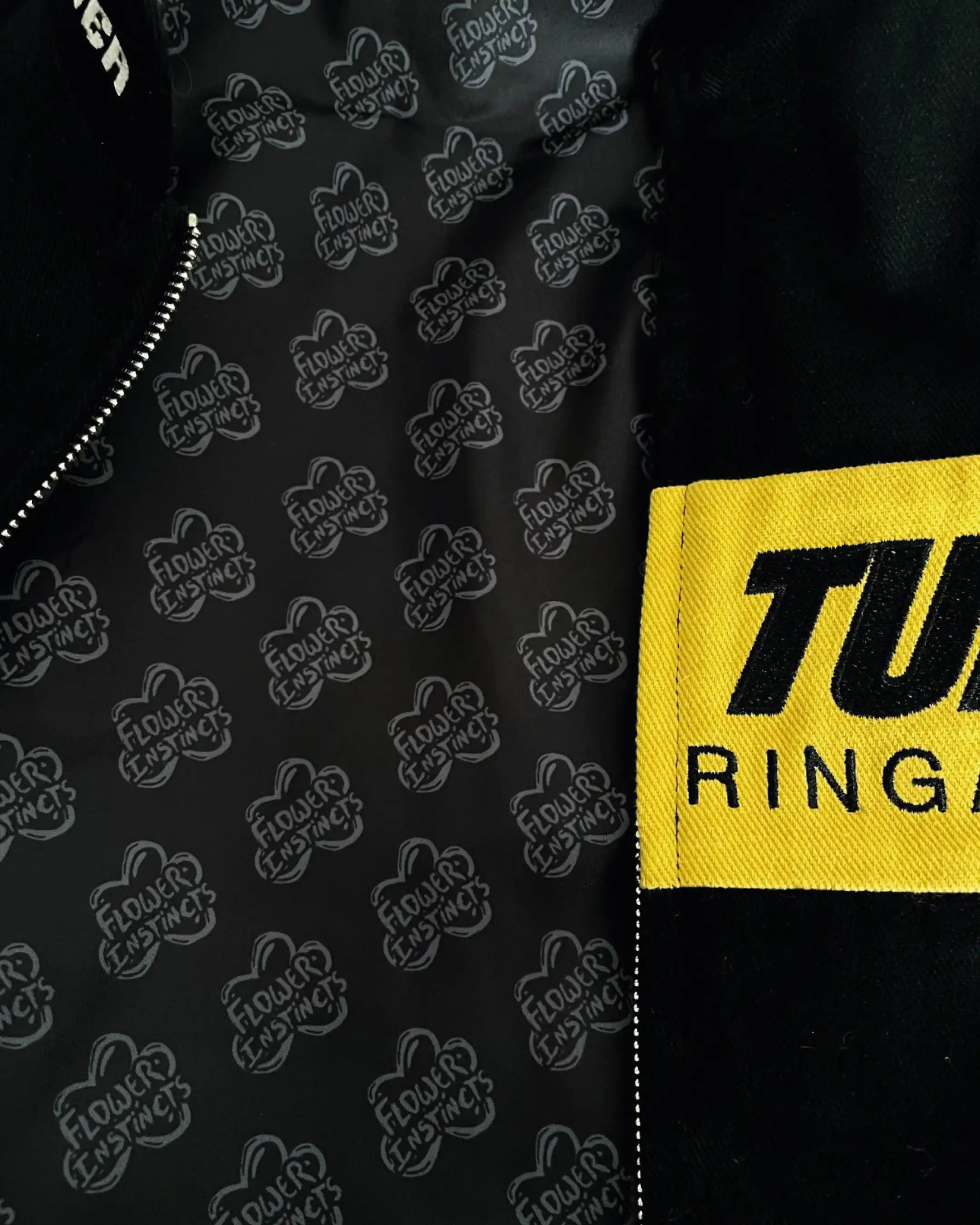 RACING JACKET FLOWER TURISMO BLACK - Image 4