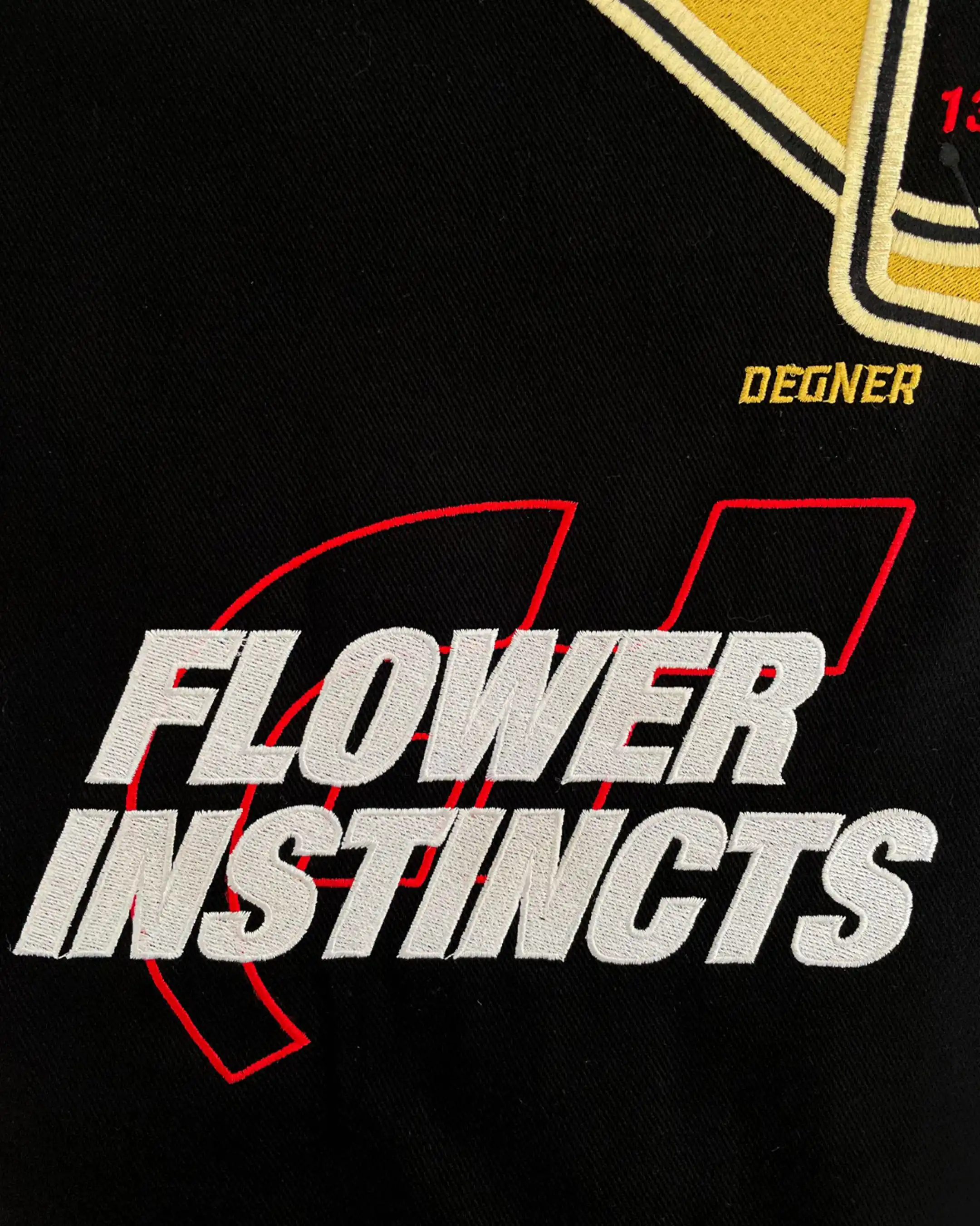 RACING JACKET FLOWER TURISMO BLACK - Image 6