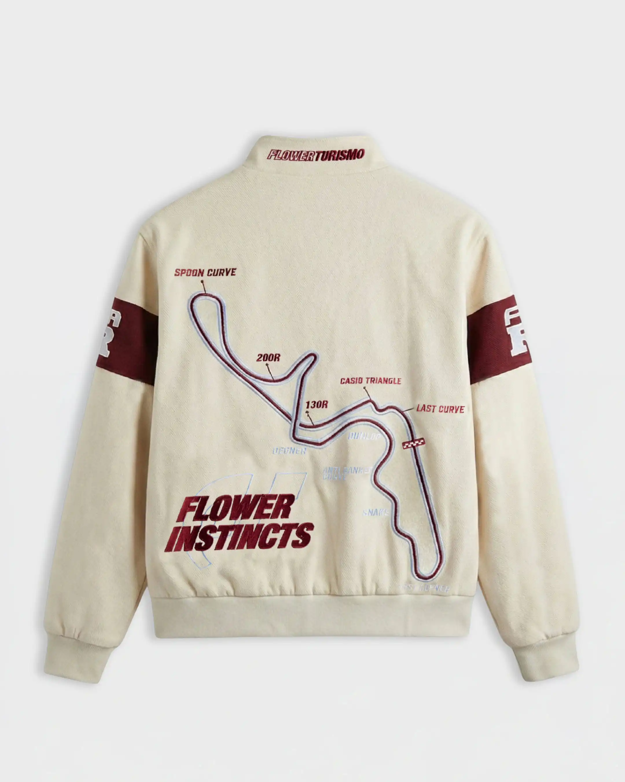 RACING JACKET FLOWER GTR CREME - Image 4