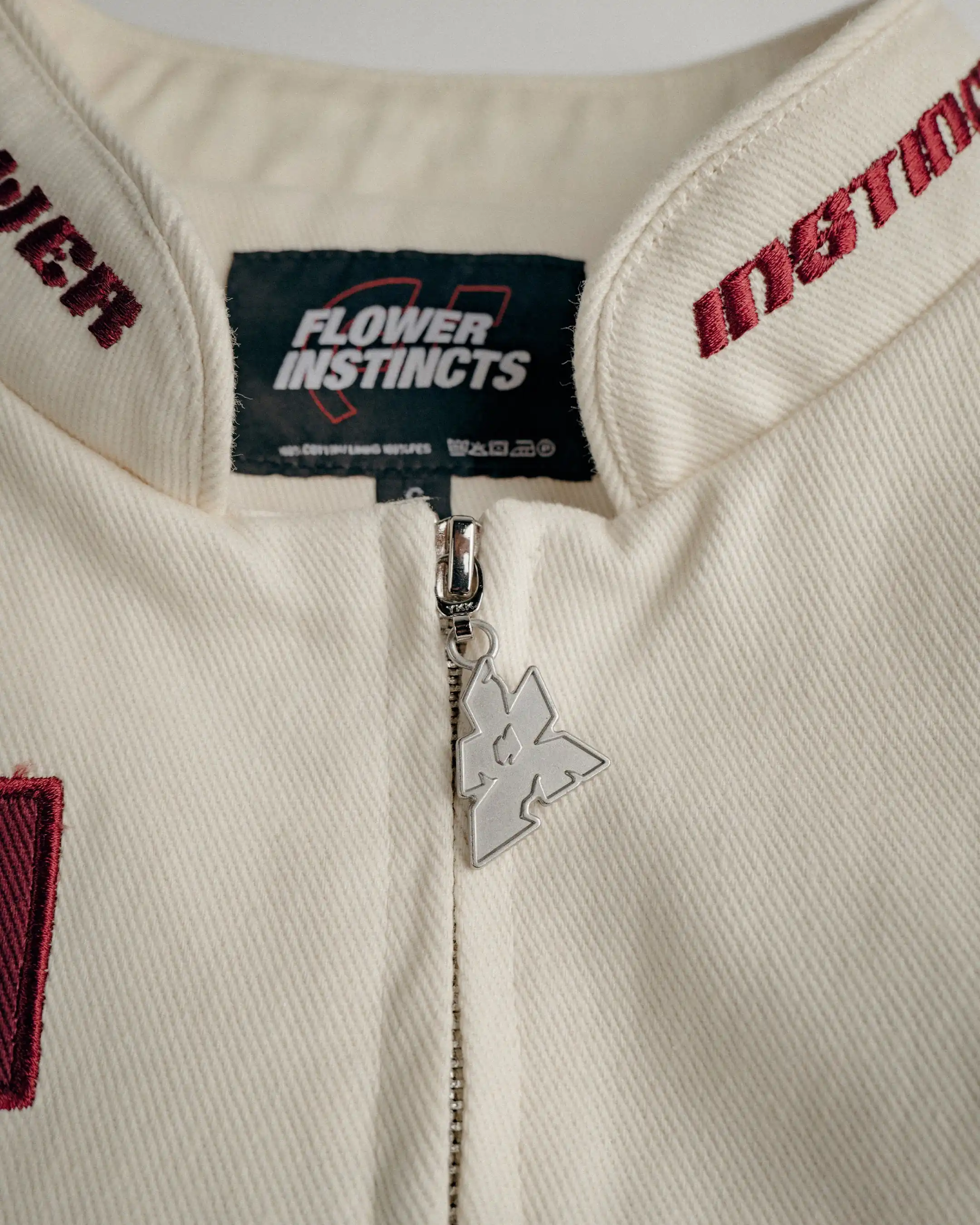RACING JACKET FLOWER GTR CREME - Image 7