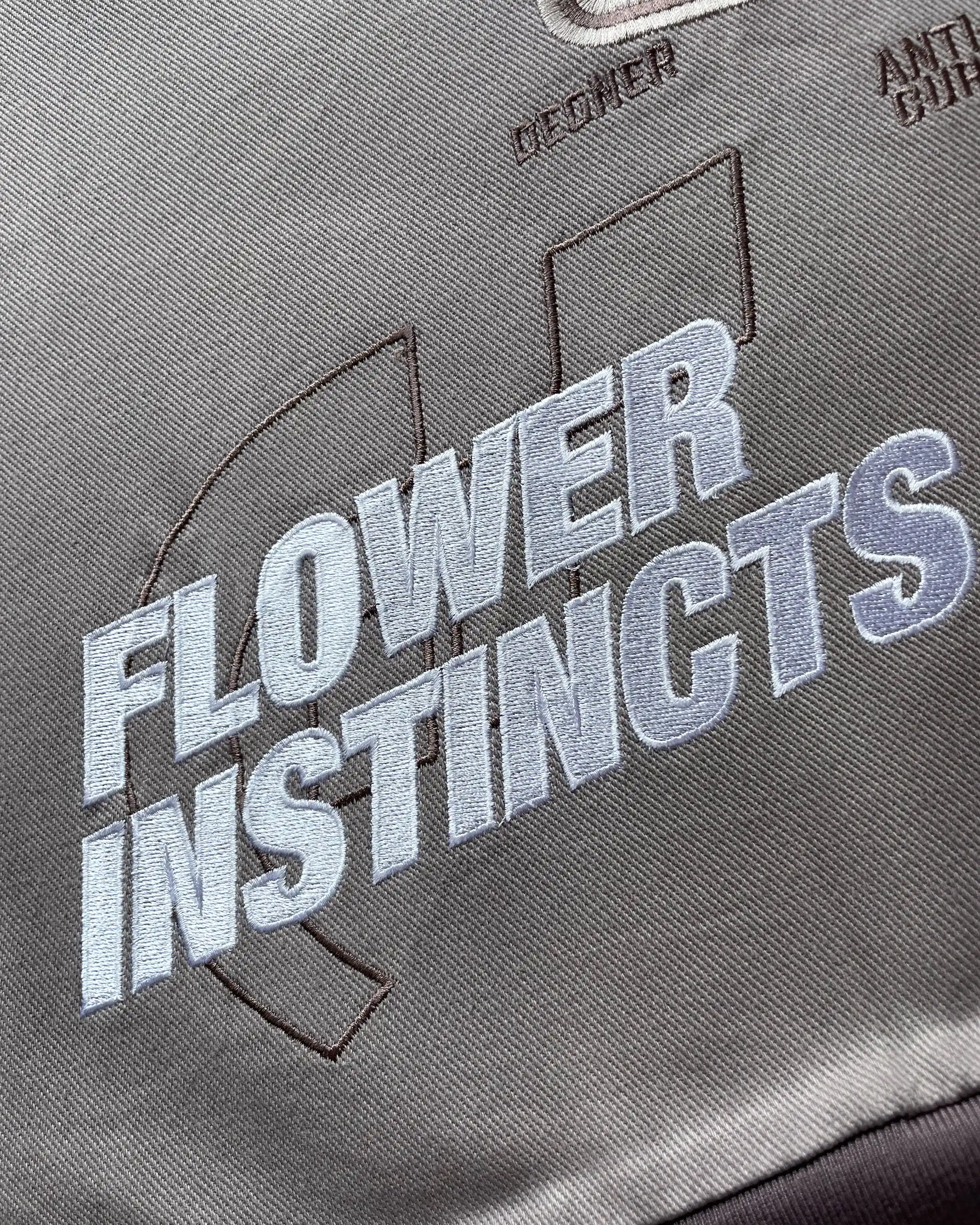 RACING JACKET FLOWER TURISMO GREY - Image 3